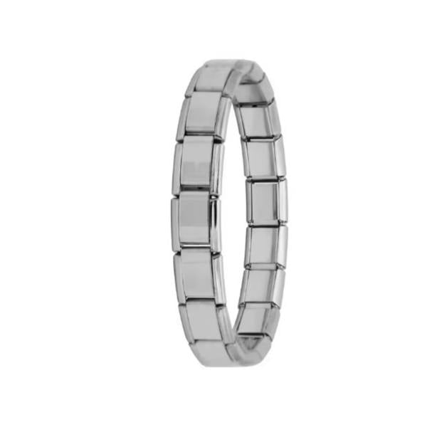 Serafina Italian Style Stainless Steel Charm Bracelet