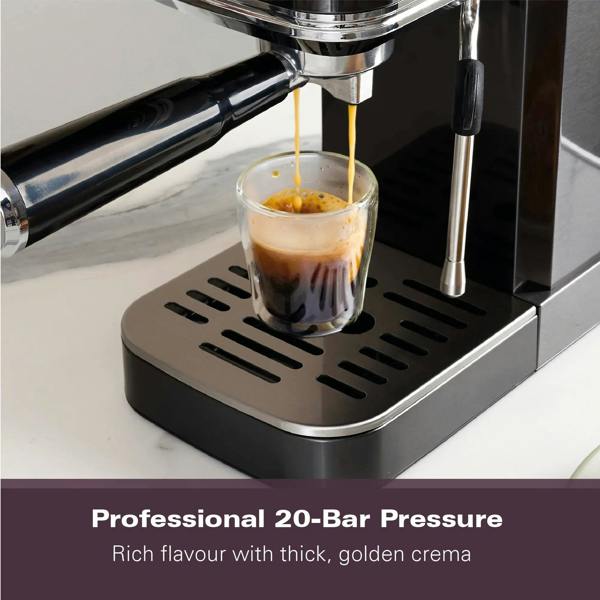 Hamilton Beach BaristaPro Touch 5-in-1  Espresso Machine Black