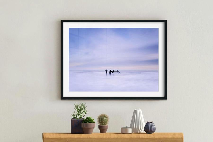 Fine art coastal photography framed print by Rick Bowden