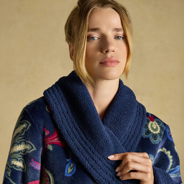 Joules Y97379 Womens Bathrobe Bath Robe   in  Multicoloured