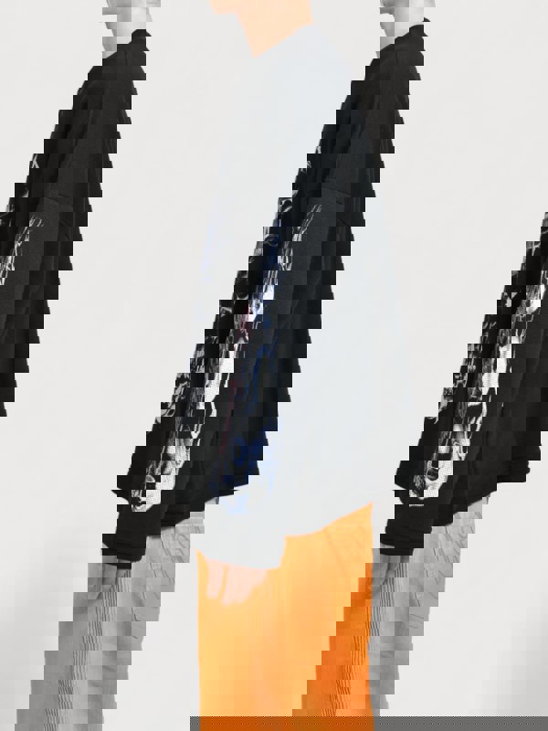 PDF Channel Skull Long Sleeve T Shirt Black - Supplied FashionPDF Channel