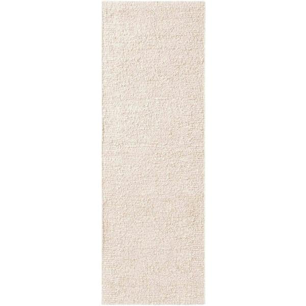 Beige rug on a white background