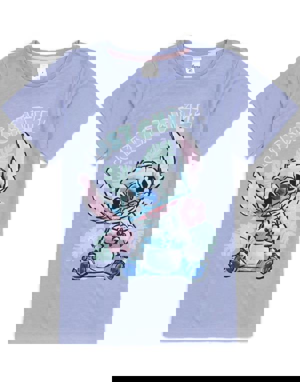 Disney Girls Multicoloured Lilo and Stitch Short Sleeve Short Leg Pyjama Set