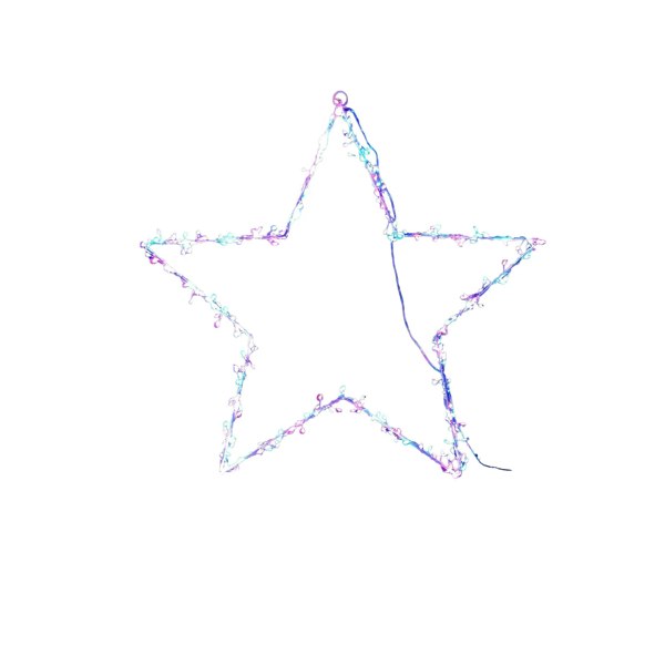 Samuel Alexander 60cm Multi Colour Indoor Outdoor LED Star Light Christmas Decoration