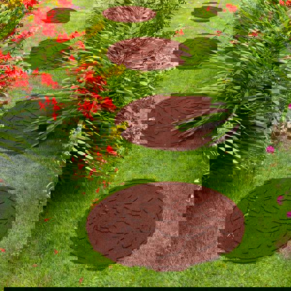 Nicoman Eco-Friendly Garden Stepping Stones - Leaf