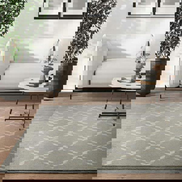 Asiatic Albany Diamond Silver Rug