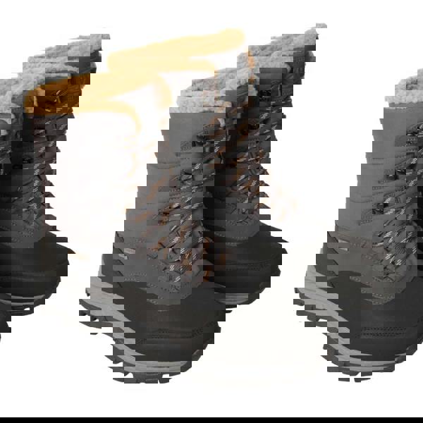 Animal Mens Blizzard Waterproof Snow Boots - Grey - 