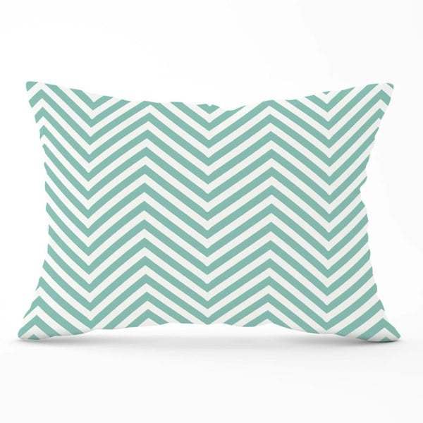 Warren Reed Geometric Chevron Pattern Cushions