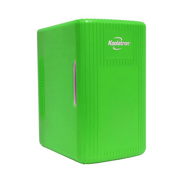 Koolatron 6L Mini Fridge 8 Can Green Skincare & Bedroom Fridge | Portable 12V Cooler Warmer for Car or Home