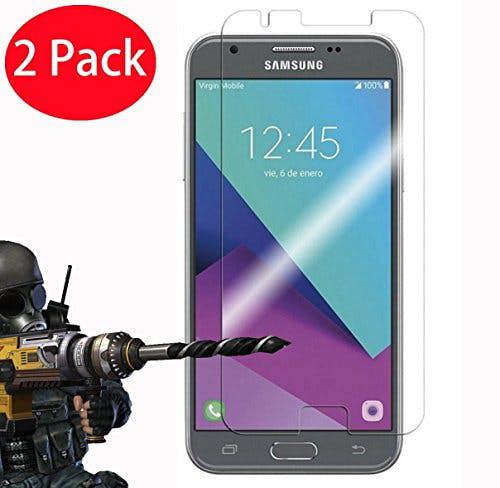 2 pcs Premium Tempered Glass Screen Protector for Samsung Galaxy J3 (2017)