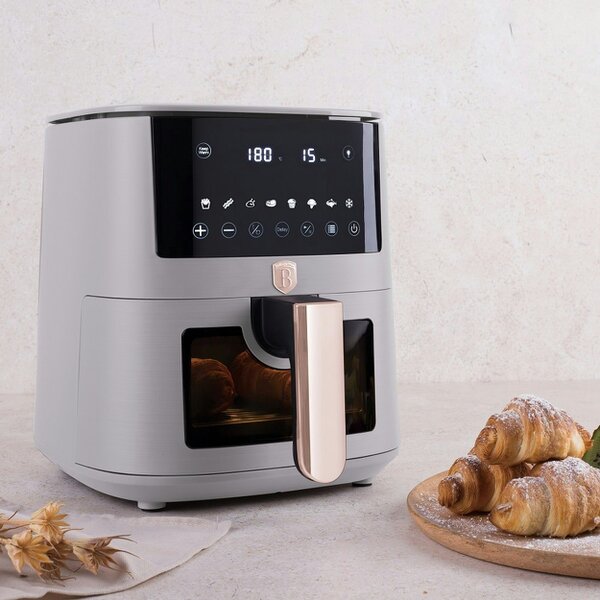 Berlinger Haus Air fryer, 5 L, visible window Berlinger Haus BH9491 Taupe