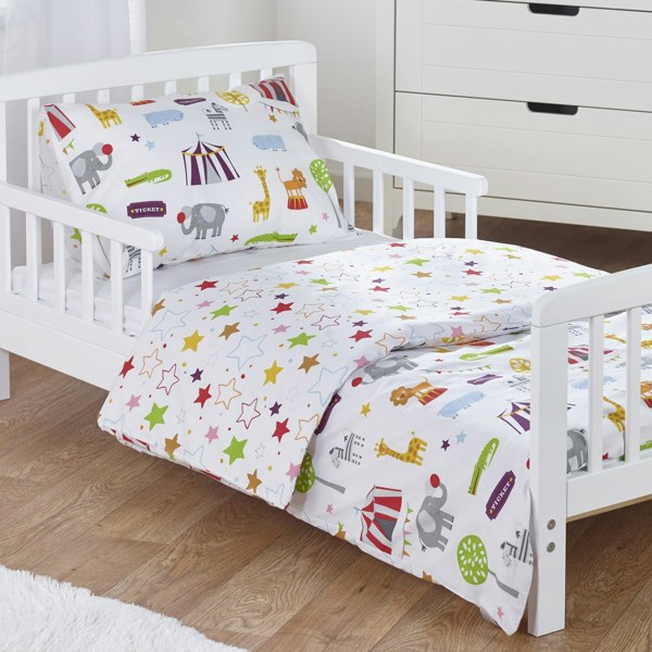 Kinder Valley Circus Friends Toddler Bedding Set