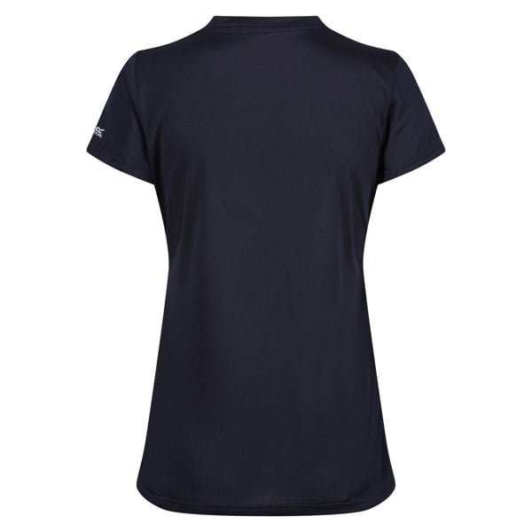 Regatta Womens/Ladies Fingal Plain V Neck T-Shirt - Navy