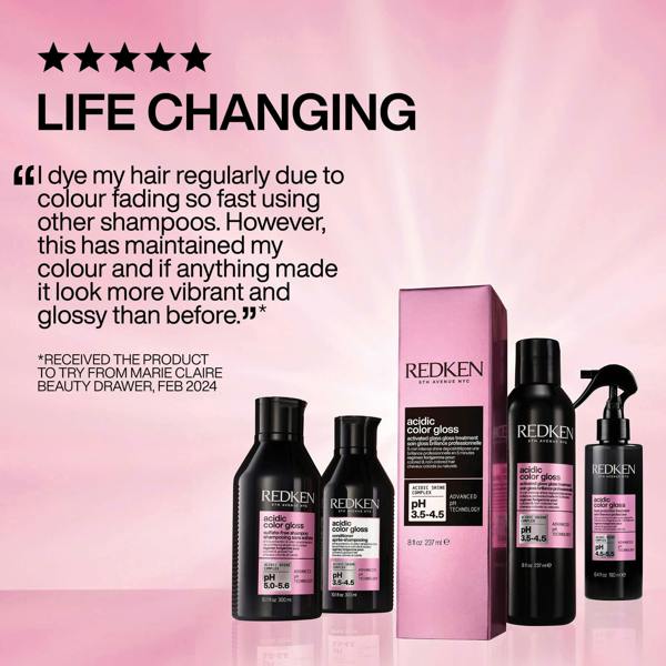 Redken Acidic Color Gloss Sulphate-Free Shampoo Glass-Like Shine for Colour Treated Hair 500ml - Additional 9