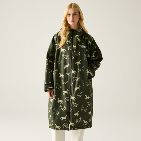 Regatta Unisex Adult Horse Waterproof Changing Robe - Dark Khaki