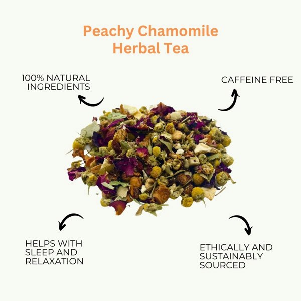 Peachy Chamomile - Loose Leaf - Camellios