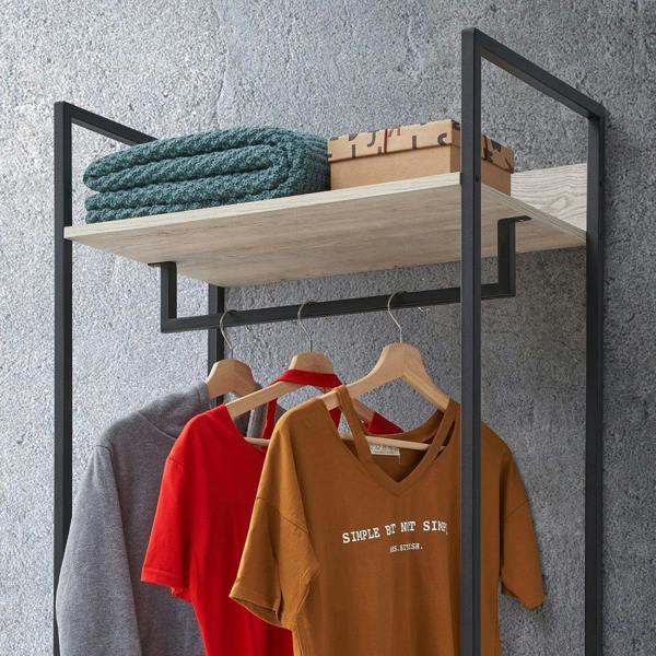 Timber Art Design 4 Tier Zahra Bedroom Double Open Wardrobe Furniture Storage Cupboard