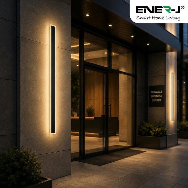 Ener-J 120cm Outdoor LED Wall Light – 24W Warm White (3000K) – IP65