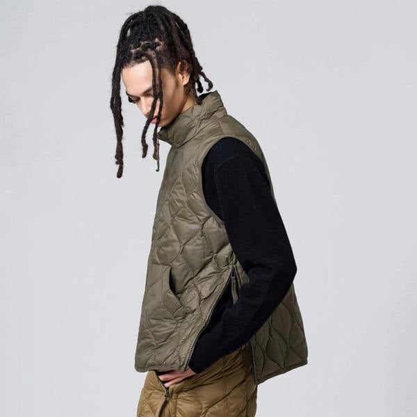 Taion Military High Neck Soft Shell Down Vest
