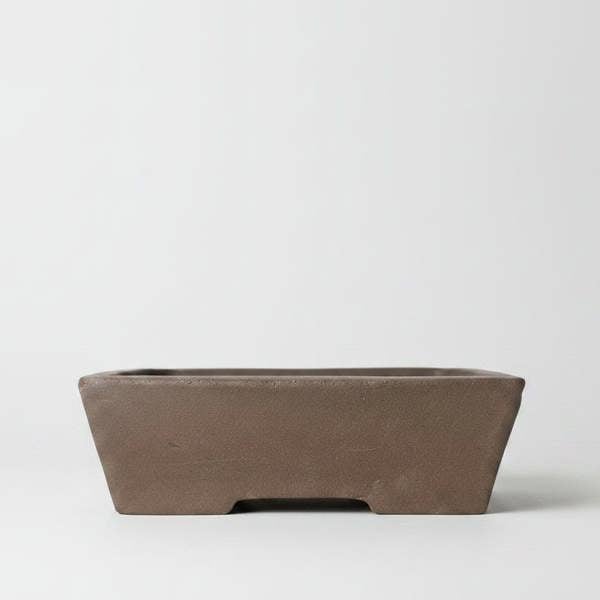 Unglazed Bonsai Pot Rectangle | 26cm x 19cm x 7cm | YB1132 - Yorkshire Bonsai