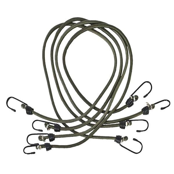 Trespass Bungee Cord (Pack of 4) - Olive