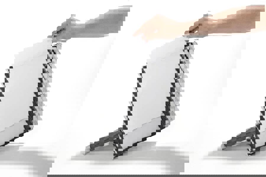 Durable SHERPA TABLE 20 Desk Display Panel Stand | 20 Panels | A4 Black & Grey