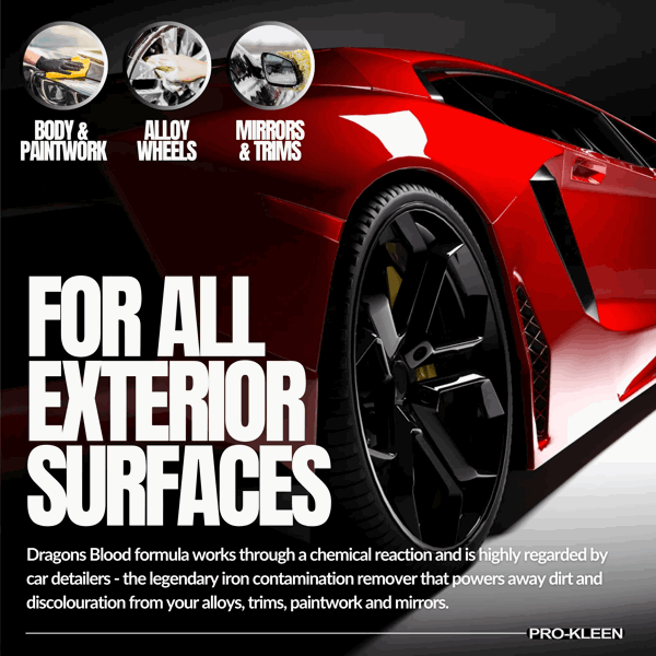 ProKleen Pro-Kleen 3L Pump Sprayer with 5L Pro-Kleen Dragons Blood For all Wheel Types, Paintwork & Glass