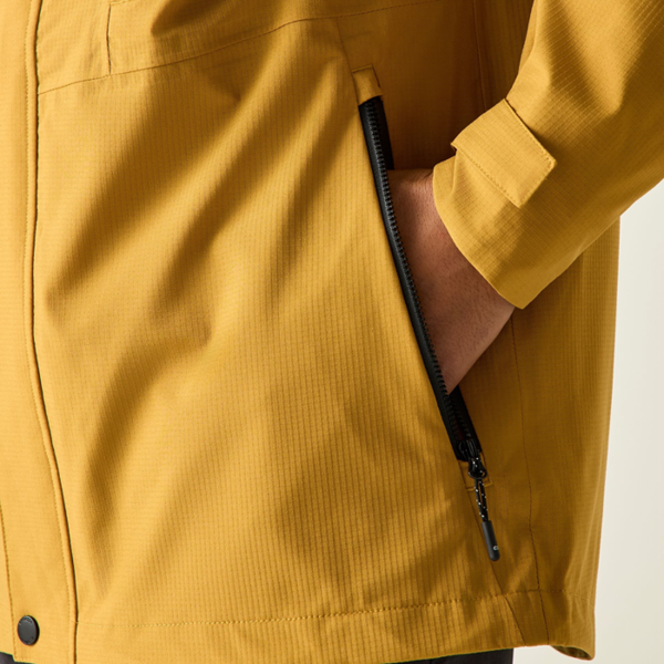 Regatta Mens Freesdale Waterproof Jacket - Wood Brown/Black