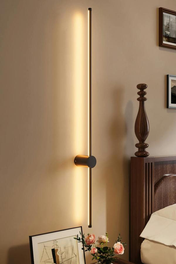 360 Degree Adjustable LED Straight Wall Light Warm Light 100cm with Wire