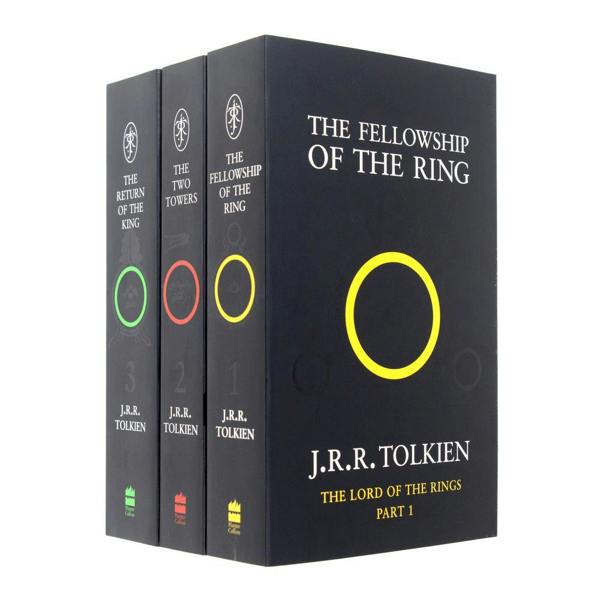 J R R Tolkien The Lord of the Rings 3 Books Collection Box Set (The Fellowship of the Ring, The Two Towers, The Return of the King)