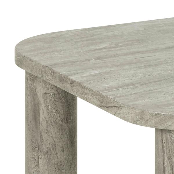 Wyld Haus Frankfurt Rectangular Grey Marble Look Coffee Table