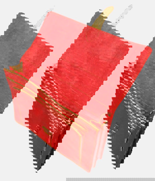 Berber Leather The Casablanca Large Satchel in Red