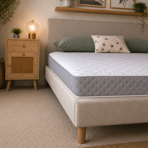 eXtreme Comfort Spring Coil Diamond Grey Essentials Mattress Foam Free Spring Coil