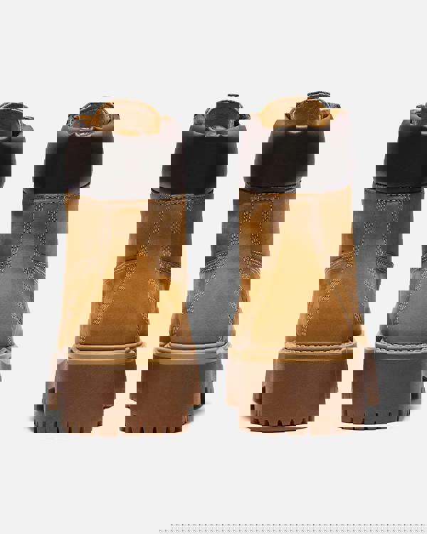 Timberland Stone Street Womens 6-Inch Waterproof Platform Boot - Wheat - CHO - Designer Womens Platform Boots