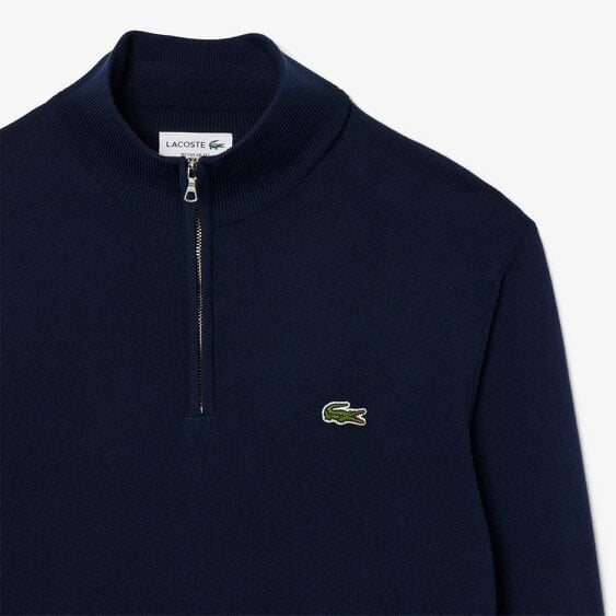 Lacoste AH1980 Quarter Zip Cotton Knit