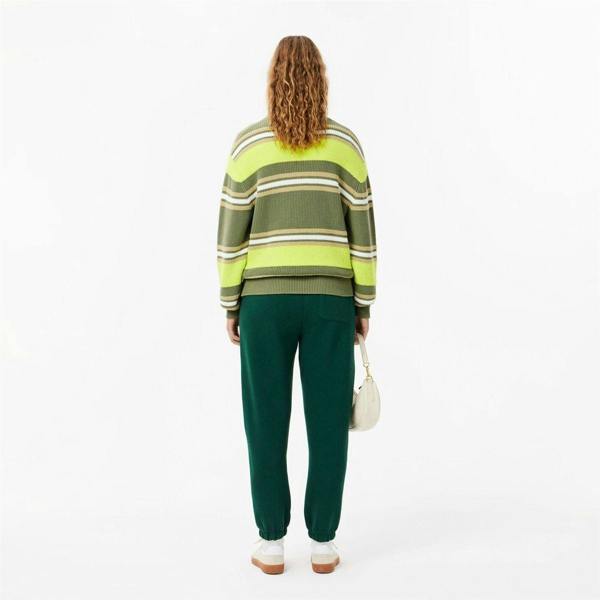 Lacoste Womens/Ladies Cotton Blend Sweatpants - Green - 