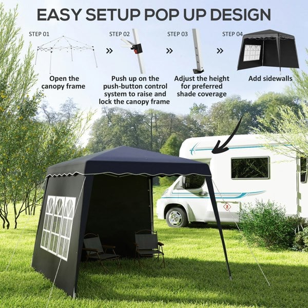 Pop up Canopy With Inclined Legs