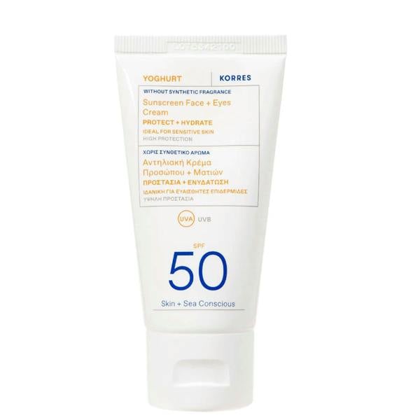 KORRES Sun Care Yoghurt Sunscreen Face + Eyes Cream SPF50 50ml