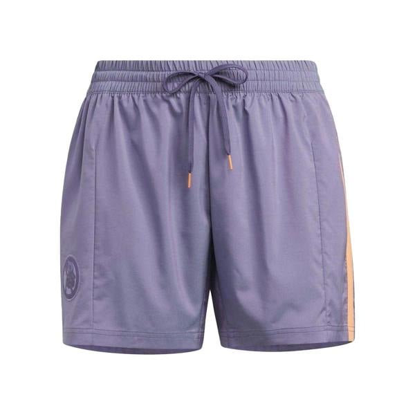 Adidas Womens/Ladies Plus Basketball Shorts - Purple - 