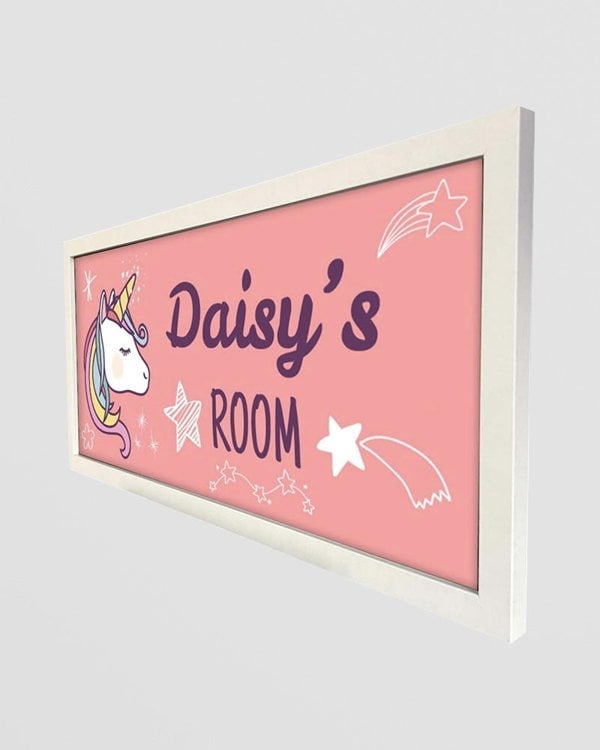 Personalised Unicorn Wall Art for Girls – Framed & Fantastical