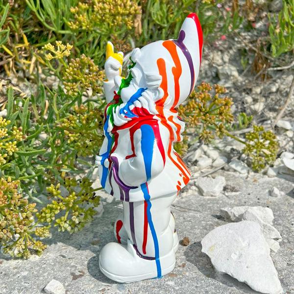 Stoobz Rainbow Art Middle Finger F**k You Garden Gnome 20cm