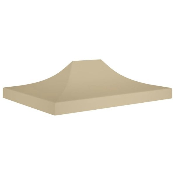 Berkfield Party Tent Roof 4x3 m Beige 270 g/m2