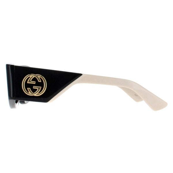 Gucci Sunglasses GG1664S 001 Black with Ivory Grey