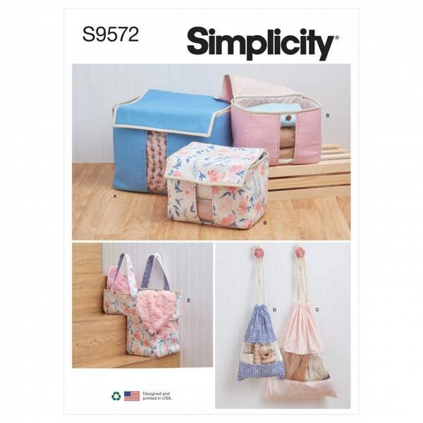 Simplicity Sewing Pattern 9572, Accessories OS (One Size Only) - Intermediate