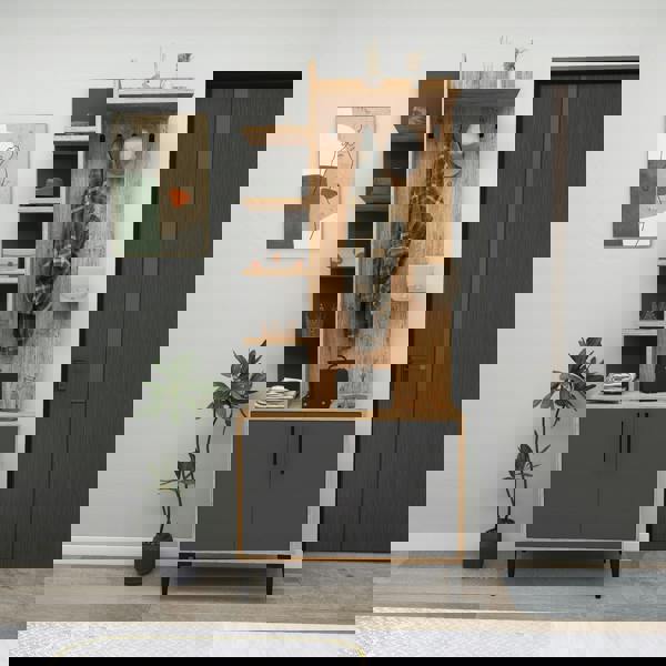 Destina Home Lefteris Hallway Coat Rack with Shelves