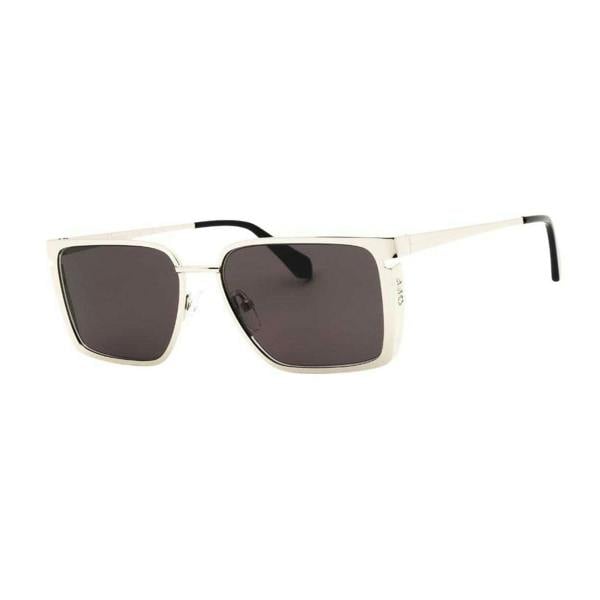 Off-White Off White Unisex Adult Yoder Sunglasses - Silver/Dark Grey