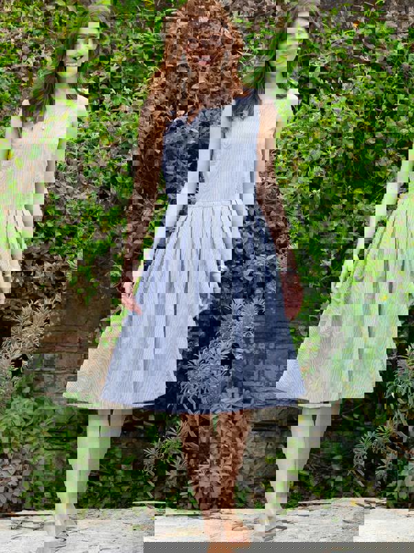 Kite Womens Organic Chesil Ticking Dress