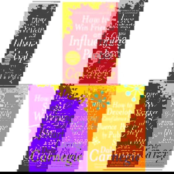 Dale Carnegie Personal Development Collection 3 Books Set How to Win Friends and Influence People