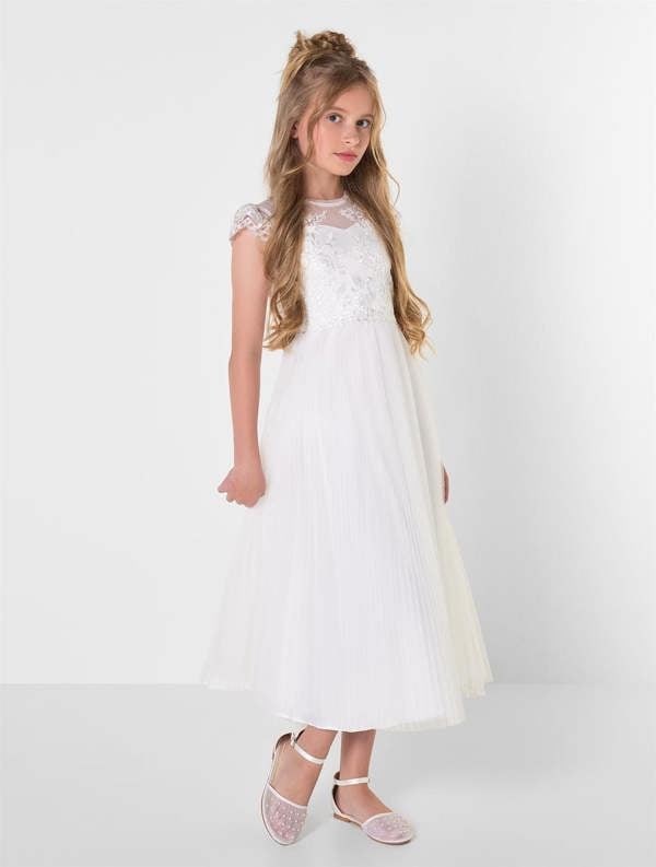 White communion dress