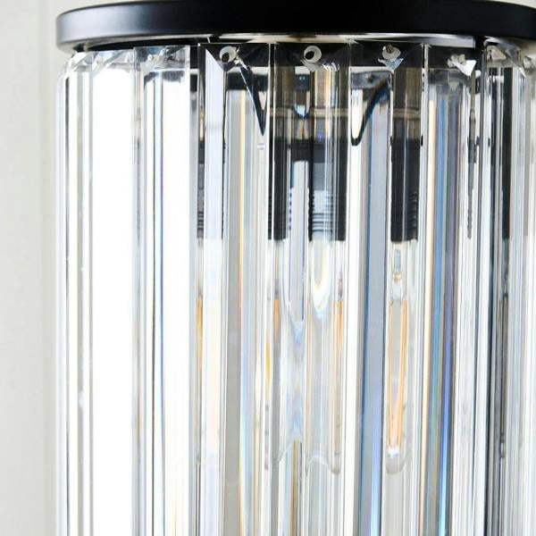 Pagazzi Lighting Resto Matte Black Narrow Easy-Fit Pendant